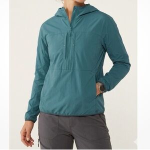 Mountain Hardwear Echo Lake Hoodie UPF 40 Pullover Jacket Small
